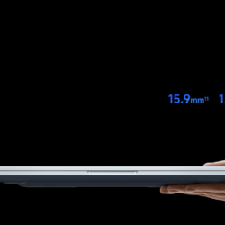 Xiaomi Redmibook 14 Pro 2026 dimensions and weight: 312.04 × 220 × 15.9 mm, 1.48 kg shown in hand