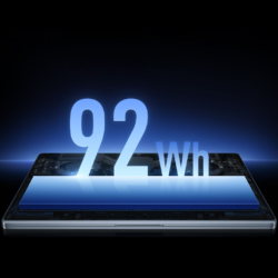 92 Wh battery of the Xiaomi Redmibook 14 Pro 2026 with 100 W GaN fast charging support