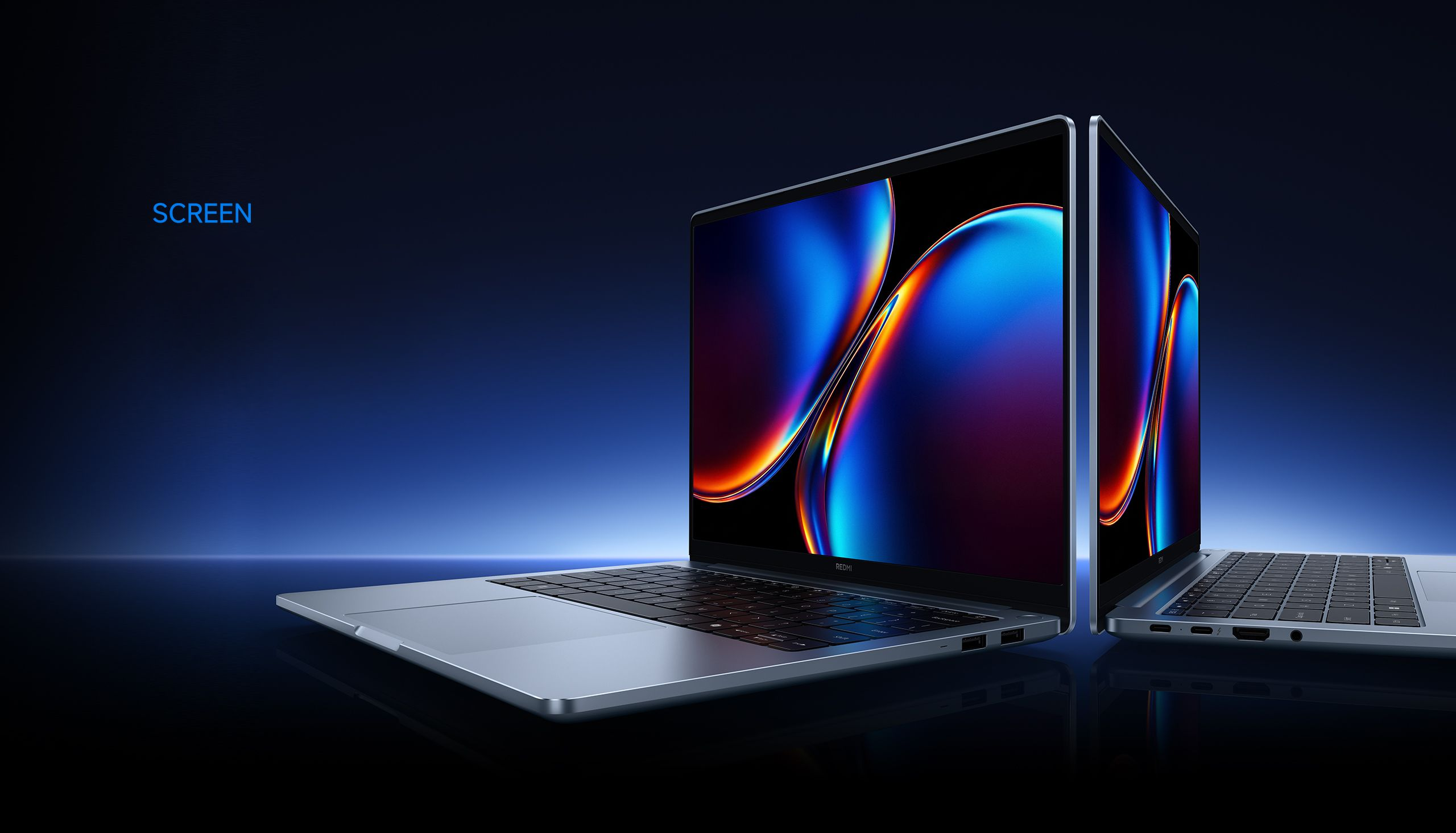 Display section of the Xiaomi Redmibook 14 Pro 2026: 14-inch 2.8K 120 Hz panel with 100% sRGB