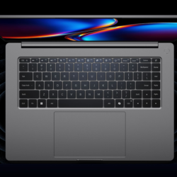 Top-down view full keyboard and large trackpad Xiaomi Redmibook 16 Pro 2026